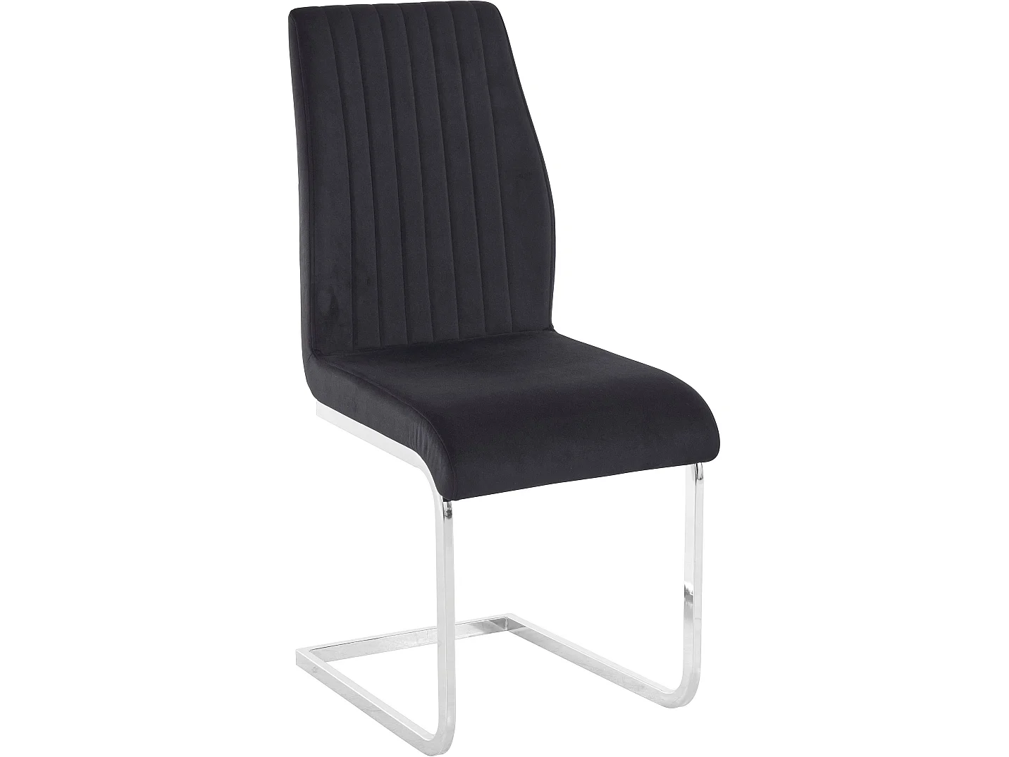 Juego de 2 sillas de comedor Greta, color negro