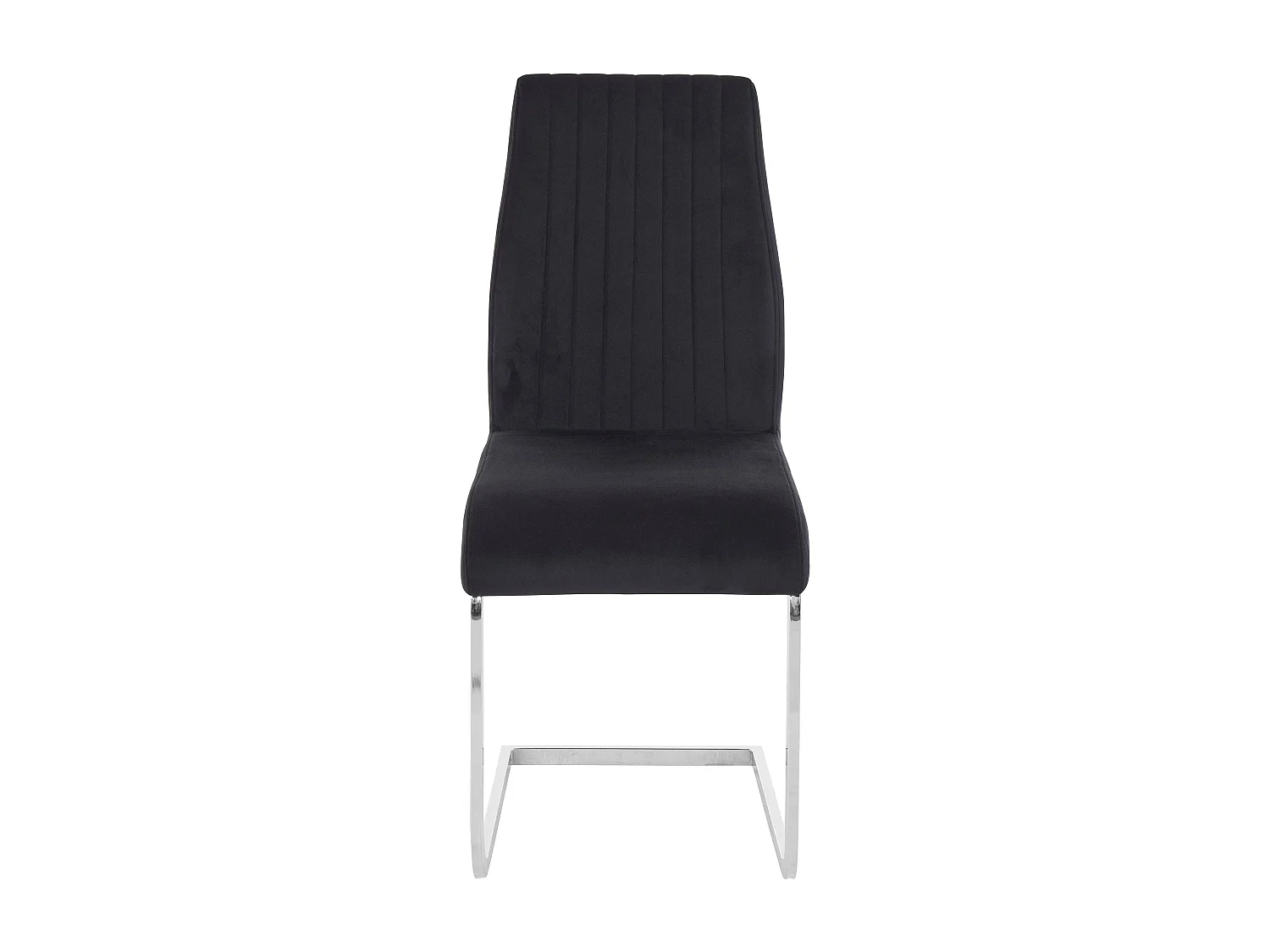 Greta|Chaise de salle à manger 2 Pack Noir