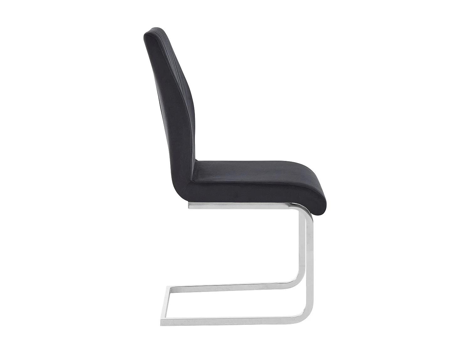 Greta|Chaise de salle à manger 2 Pack Noir