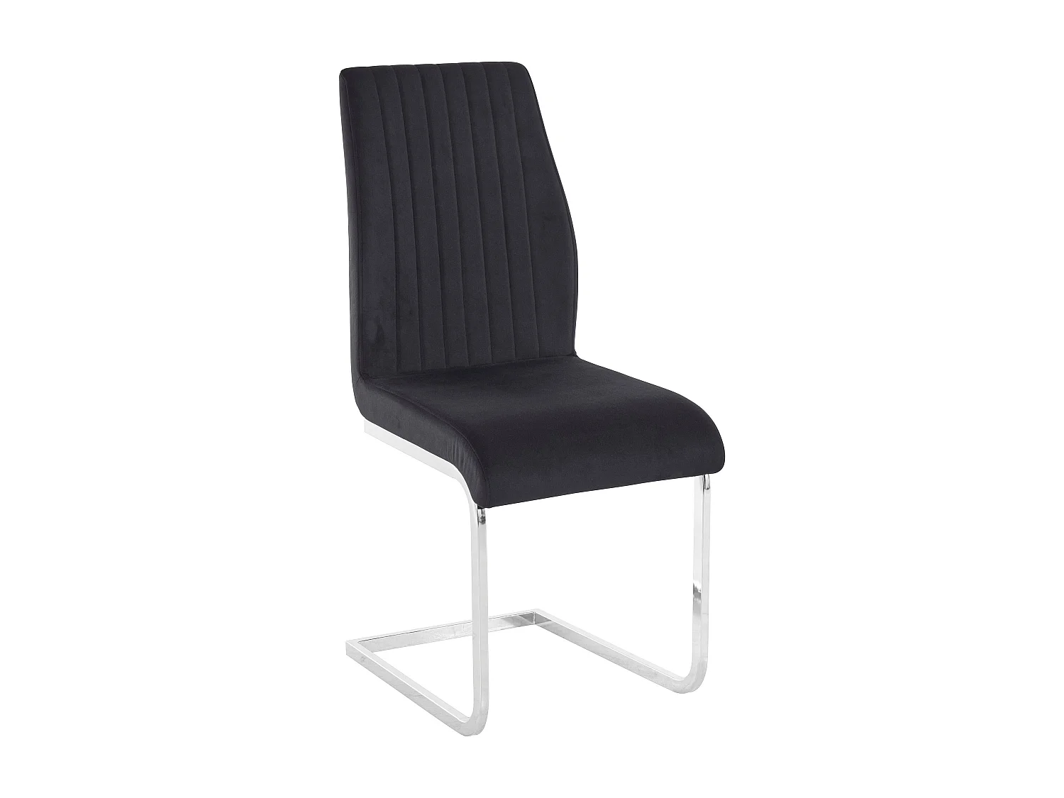 Greta|Chaise de salle à manger 2 Pack Noir