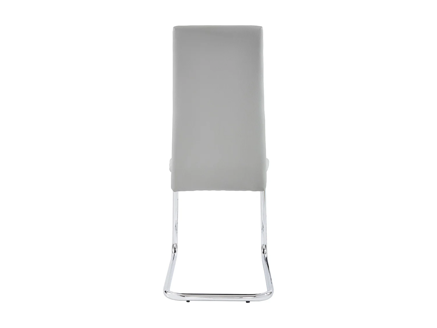 Adora Stoel 4pk Lichtgrijs Chroom