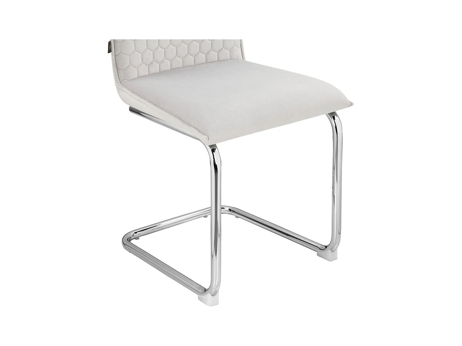 Juego de 2 sillas de comedor Renate gris claro