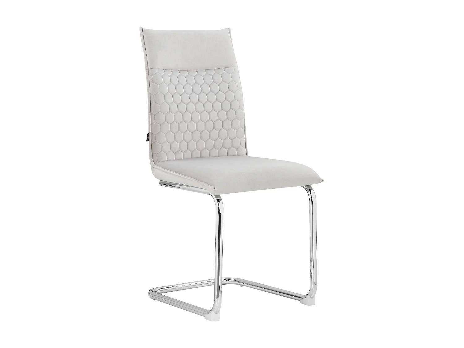 Juego de 2 sillas de comedor Renate gris claro