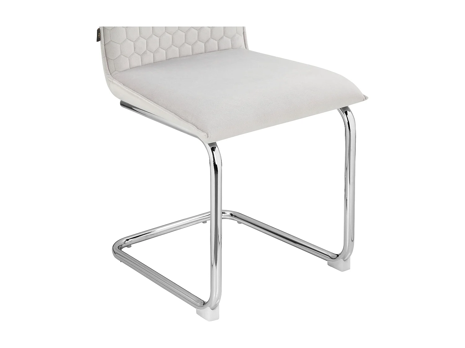 Juego de 2 sillas de comedor Renate gris claro