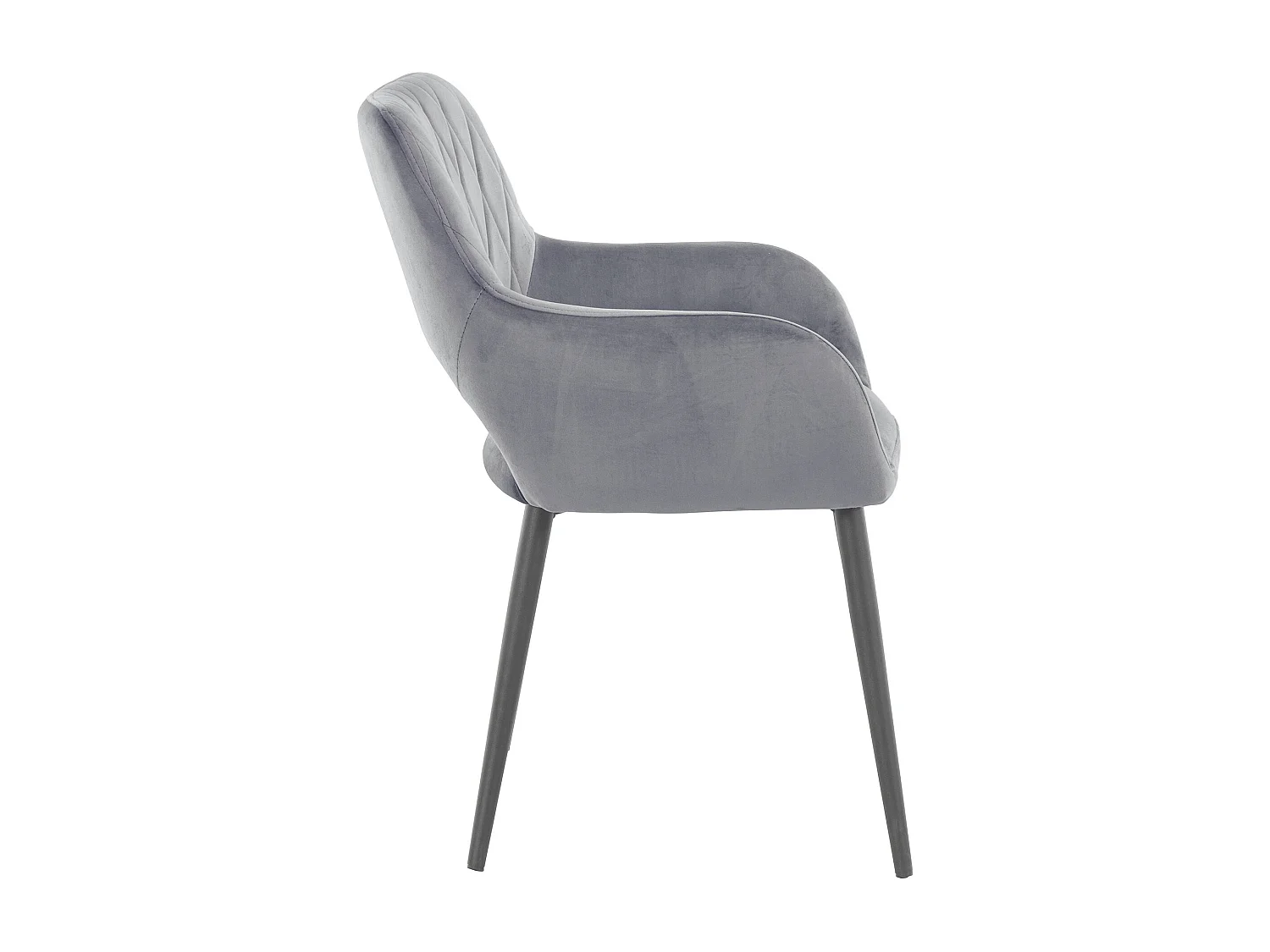 Franca|Chaise de salle à manger 2 PK Gris