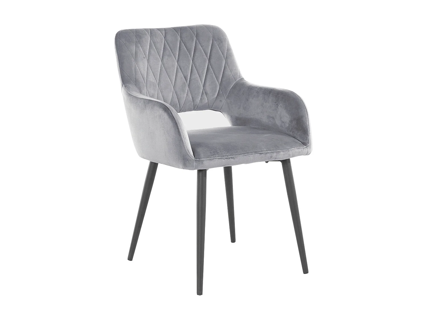 Franca|Chaise de salle à manger 2 PK Gris