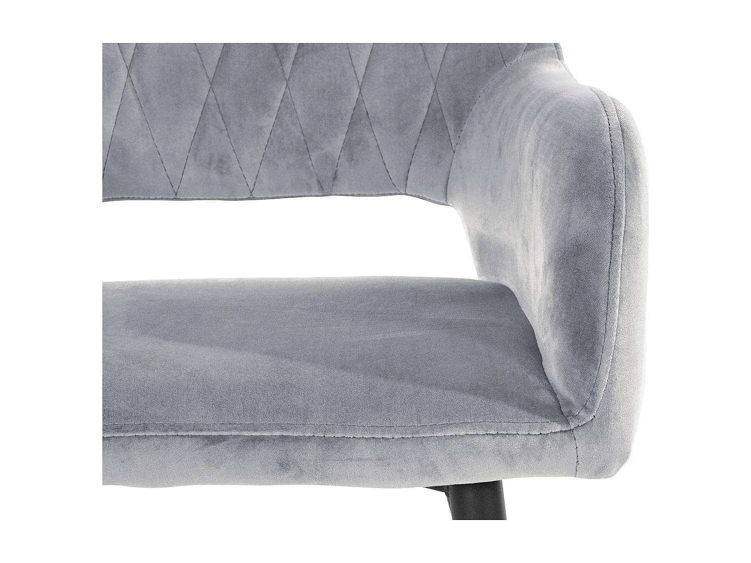 Franca|Chaise de salle à manger 2 PK Gris