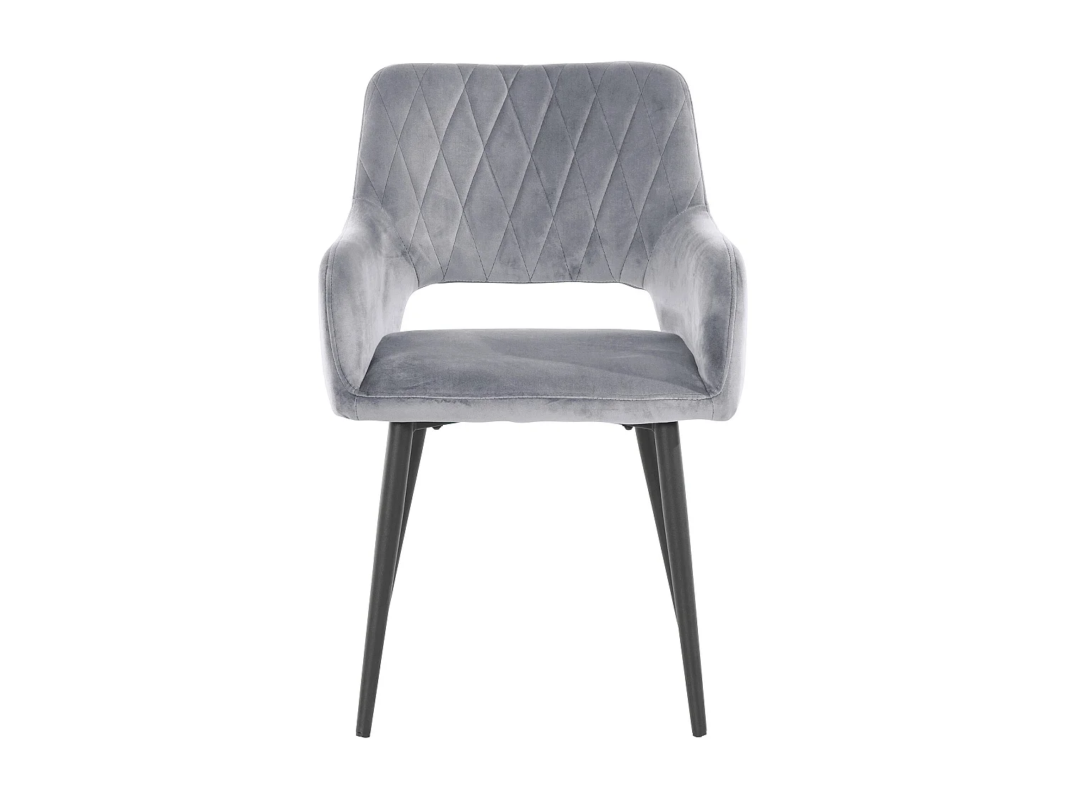 Franca|Chaise de salle à manger 2 PK Gris