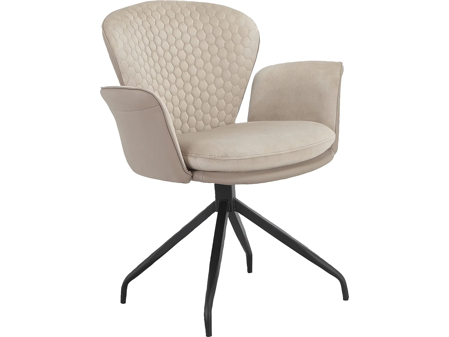 Lucia|Chaise de salle à manger 2 PK Taupe