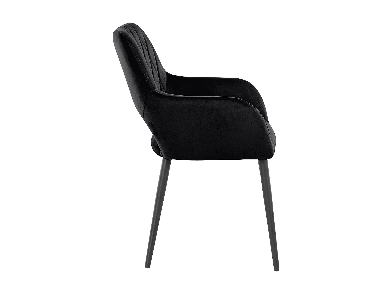 Franca | Chaise de salle à manger 2 PK Noir