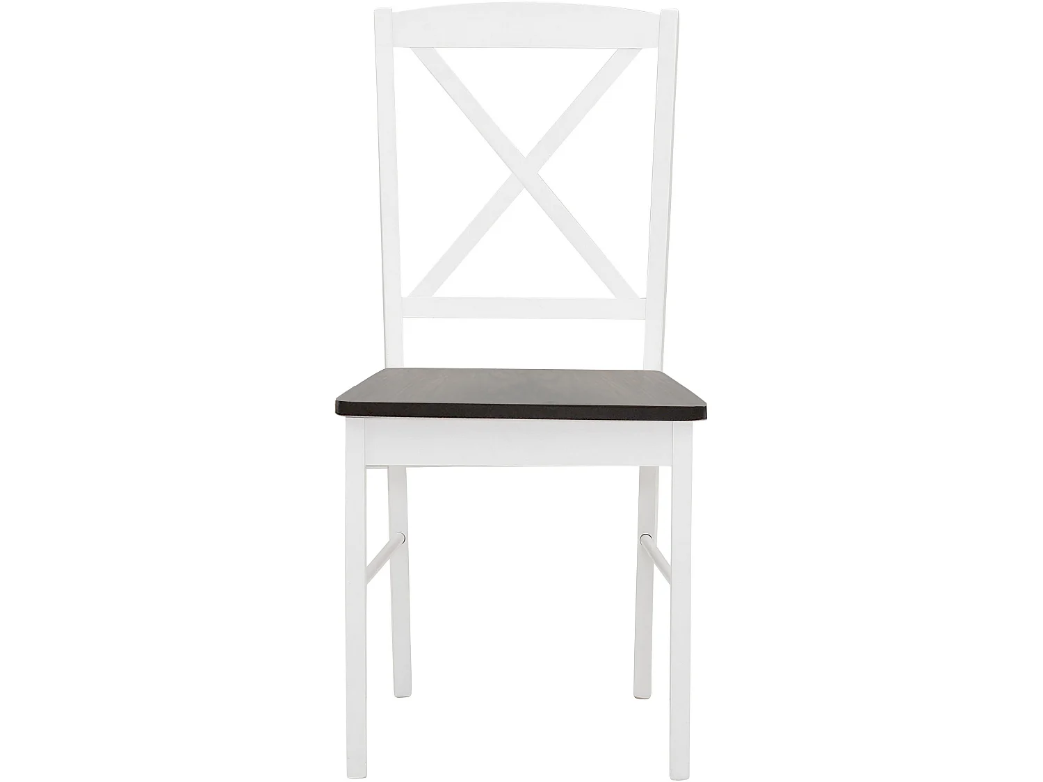 Sonoma Stoel 2pk Wit Eiken zitting