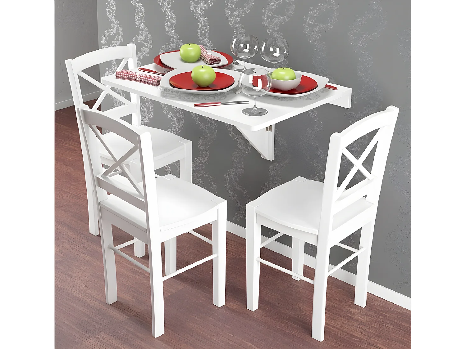 Trend|Croix de chaise 2 PK Blanc