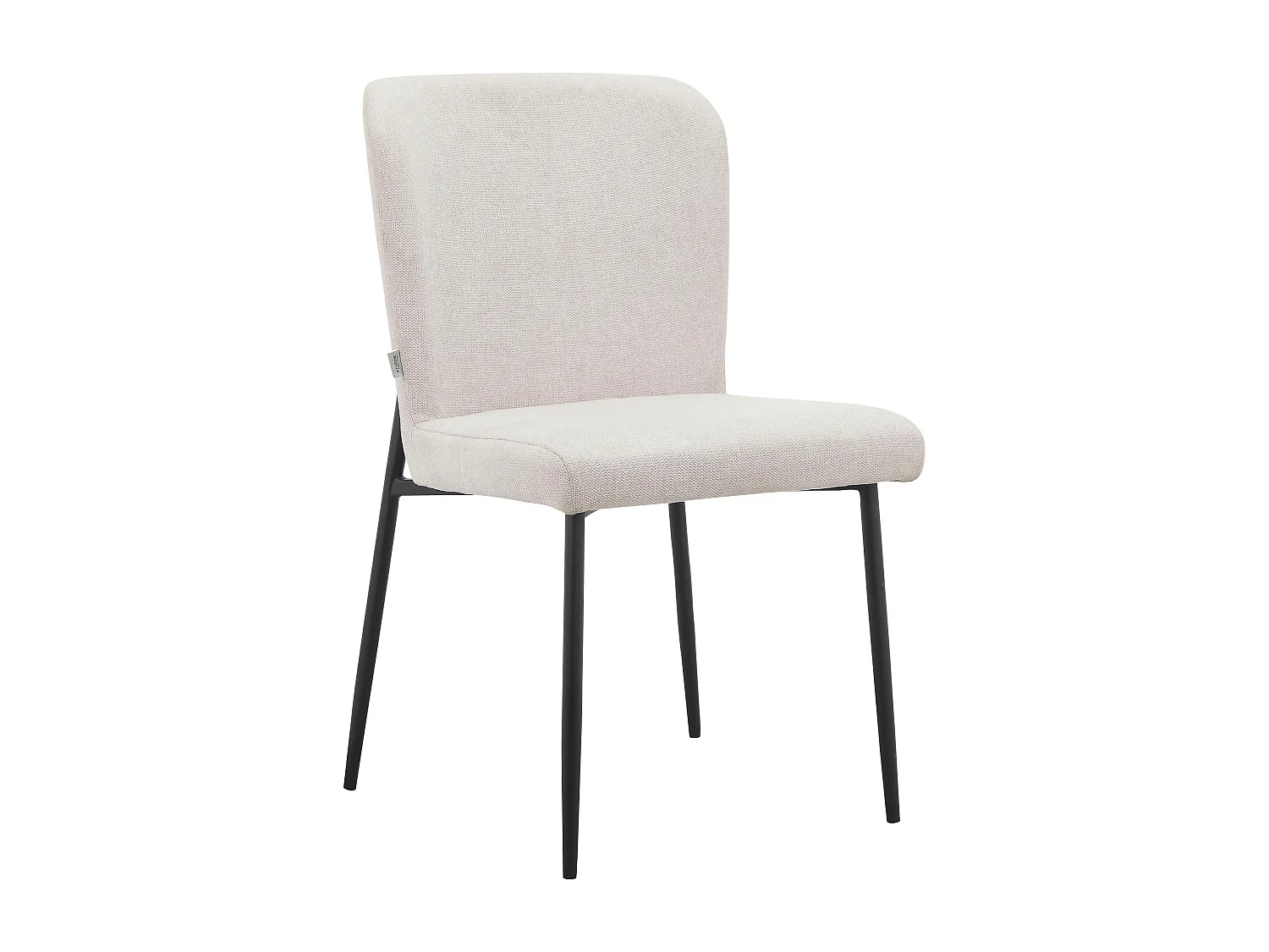 Juego de 2 sillas de comedor Oita color crema Belfast