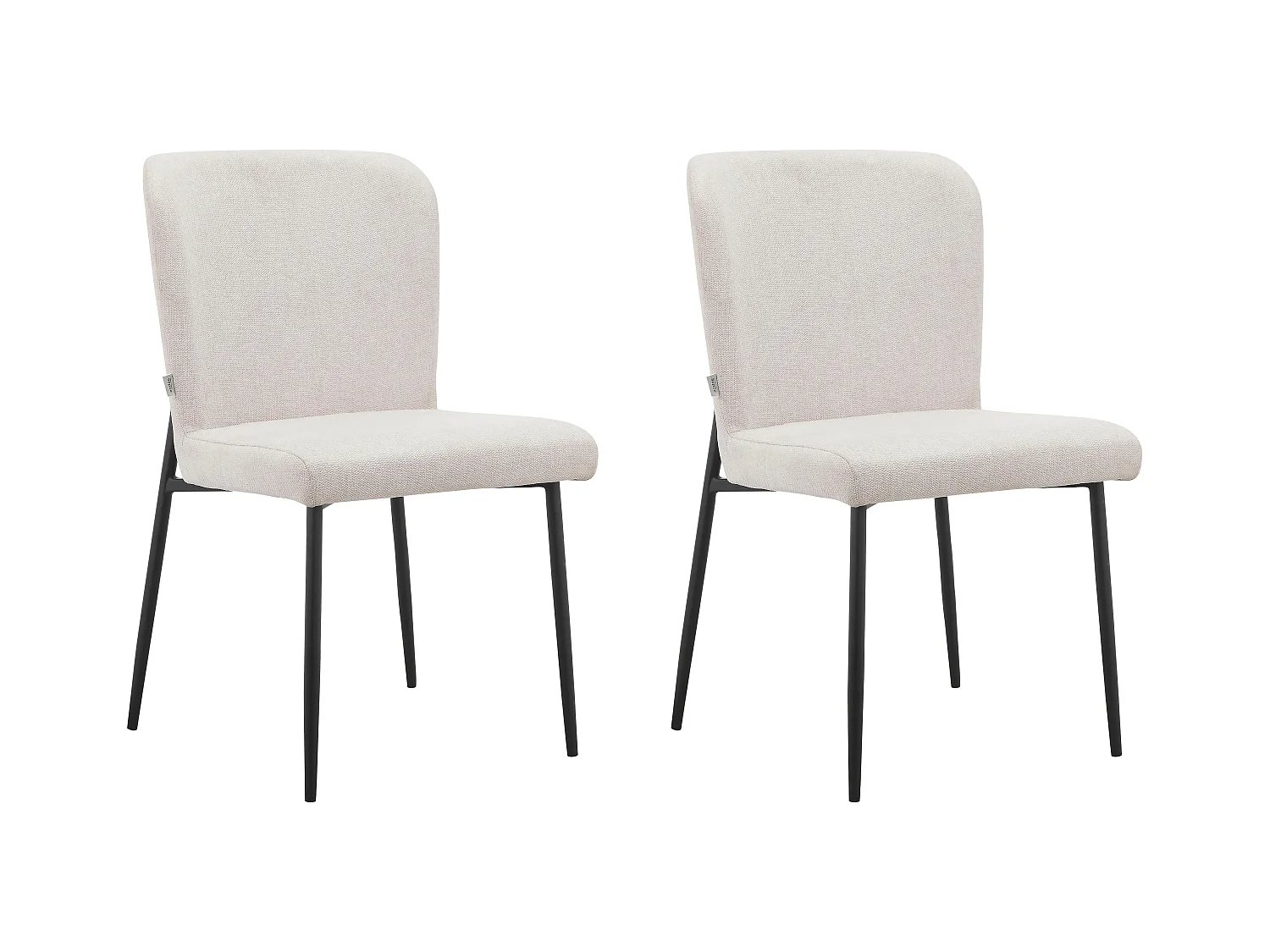 Oita|Chaise à manger 2 PK Crème Belfast