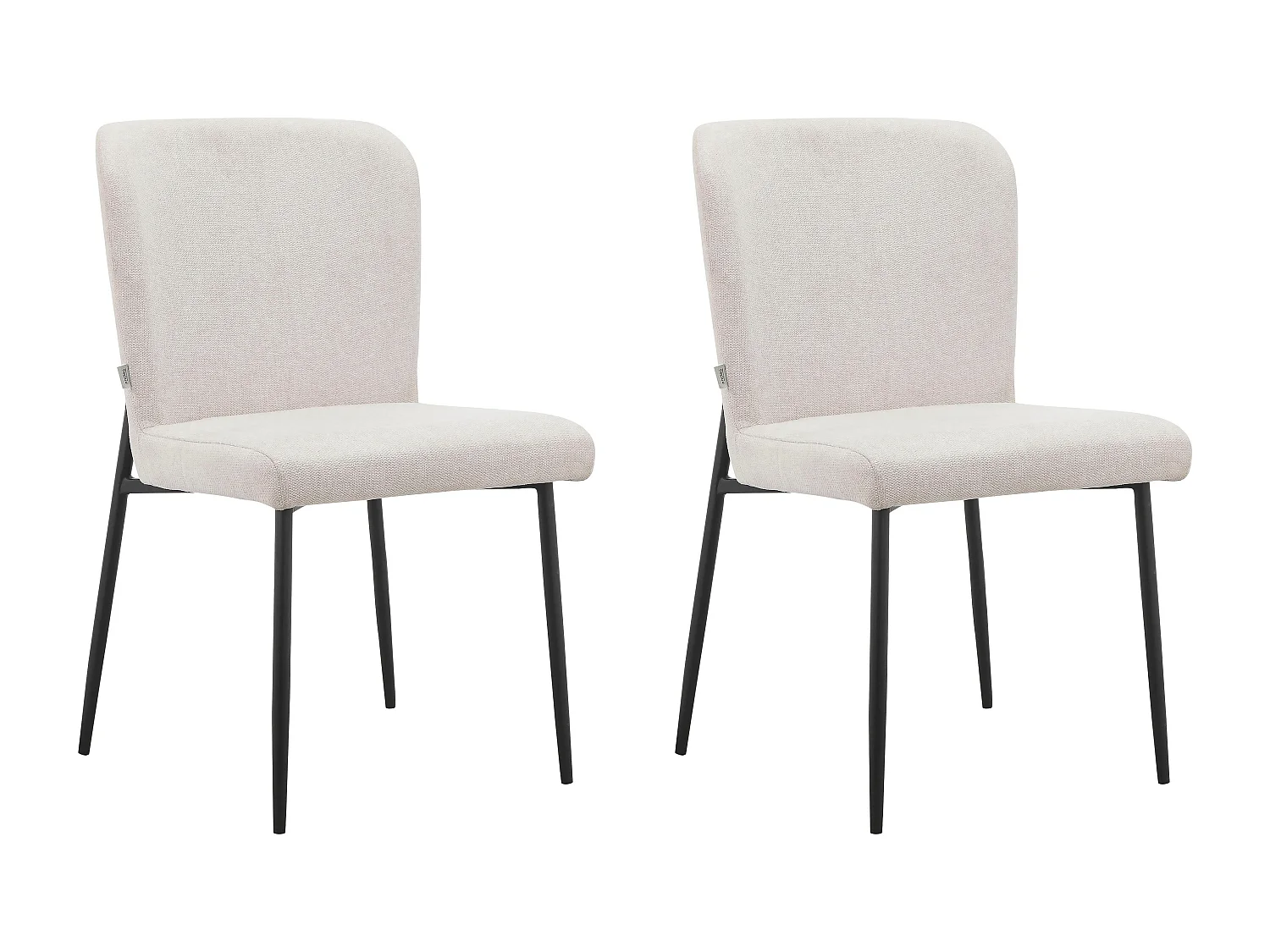 Oita|Chaise à manger 2 PK Crème Belfast