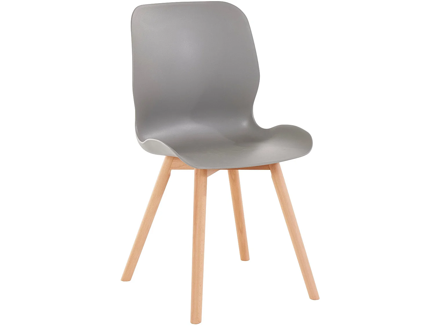 Lance Esszimmerstuhl, 2 Stück, Hellgrau