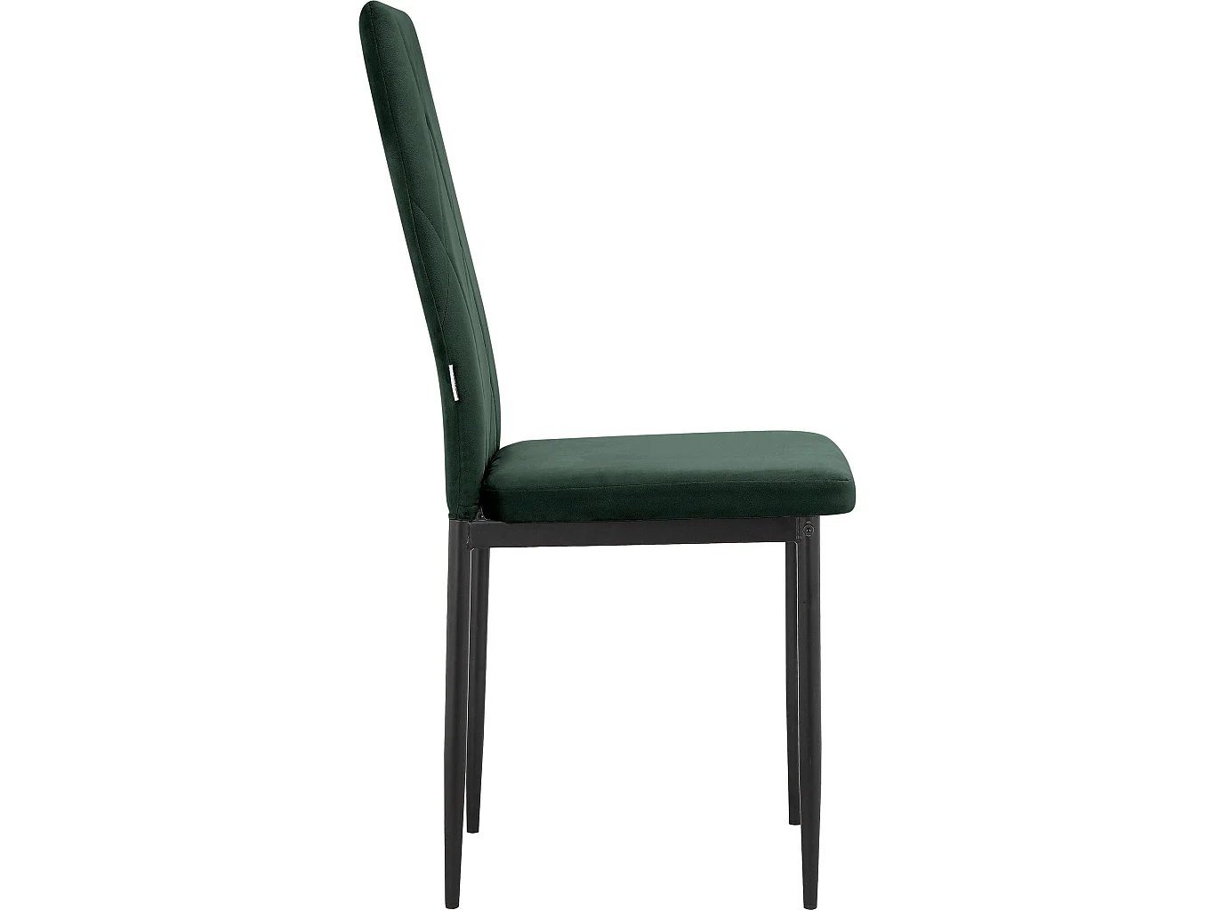 Melly|Chaise de salle à manger 4 Pack Vert foncé
