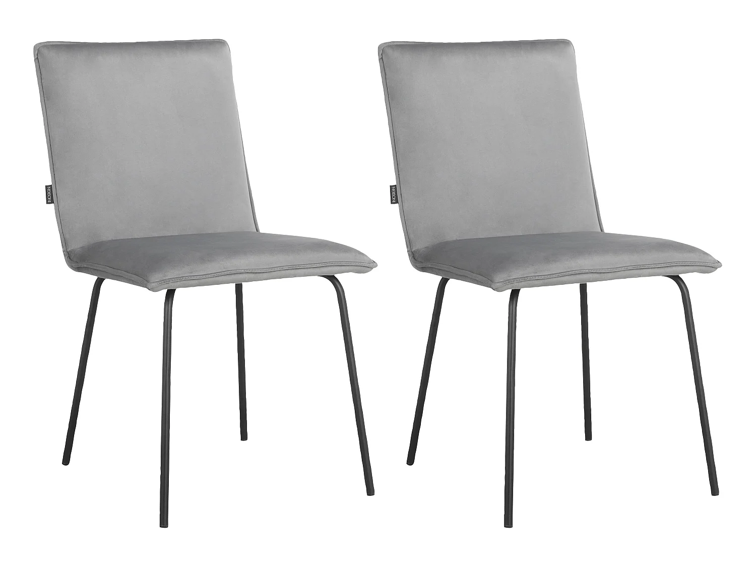 Nika | Chaise de salle à manger 2 Pack Grey