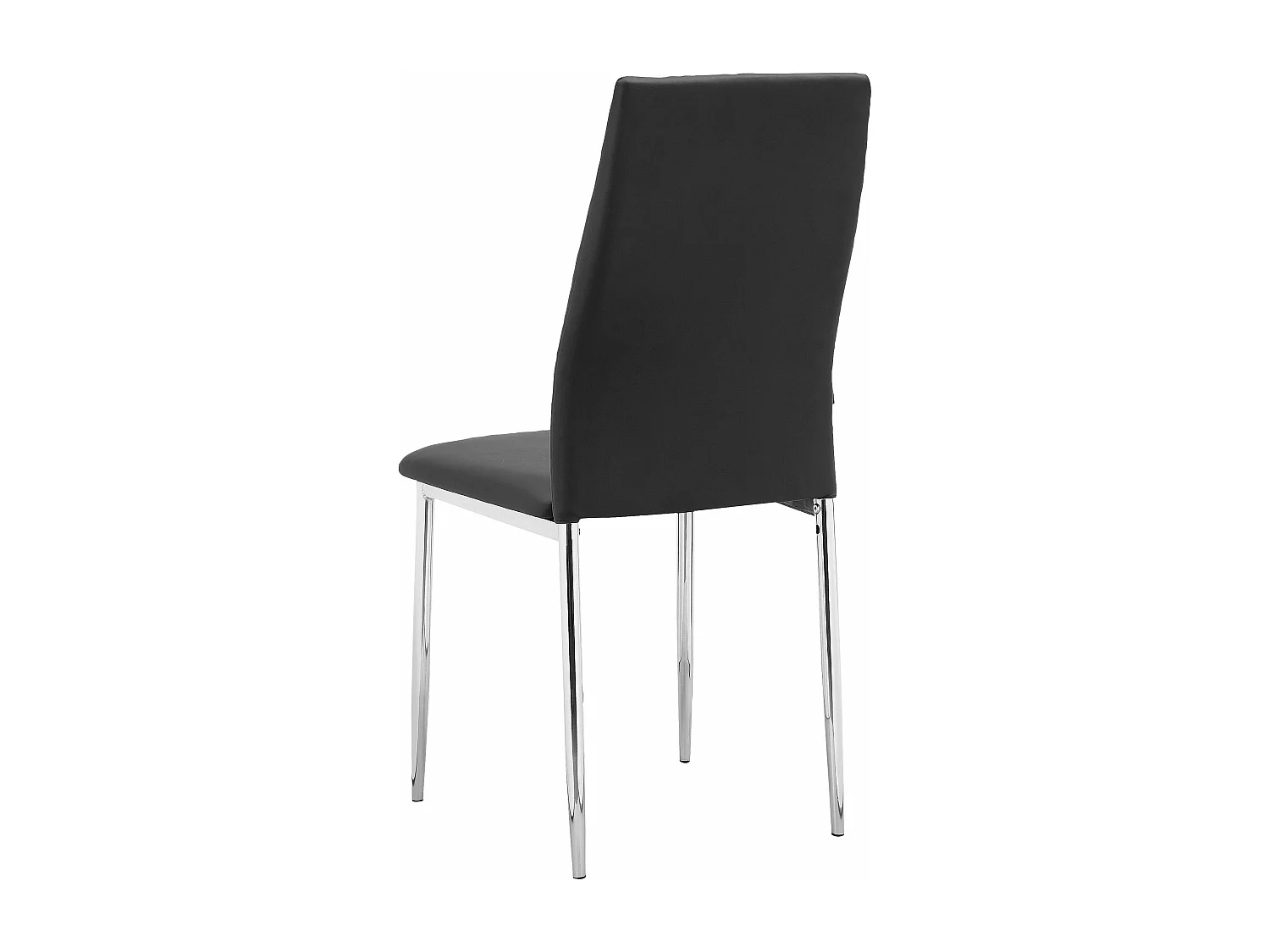 Edita Eetkamerstoel 2pk Zwart Chroom