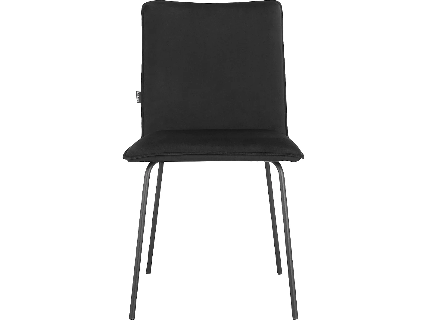 Nika | Chaise de salle à manger 2 Pack Noir
