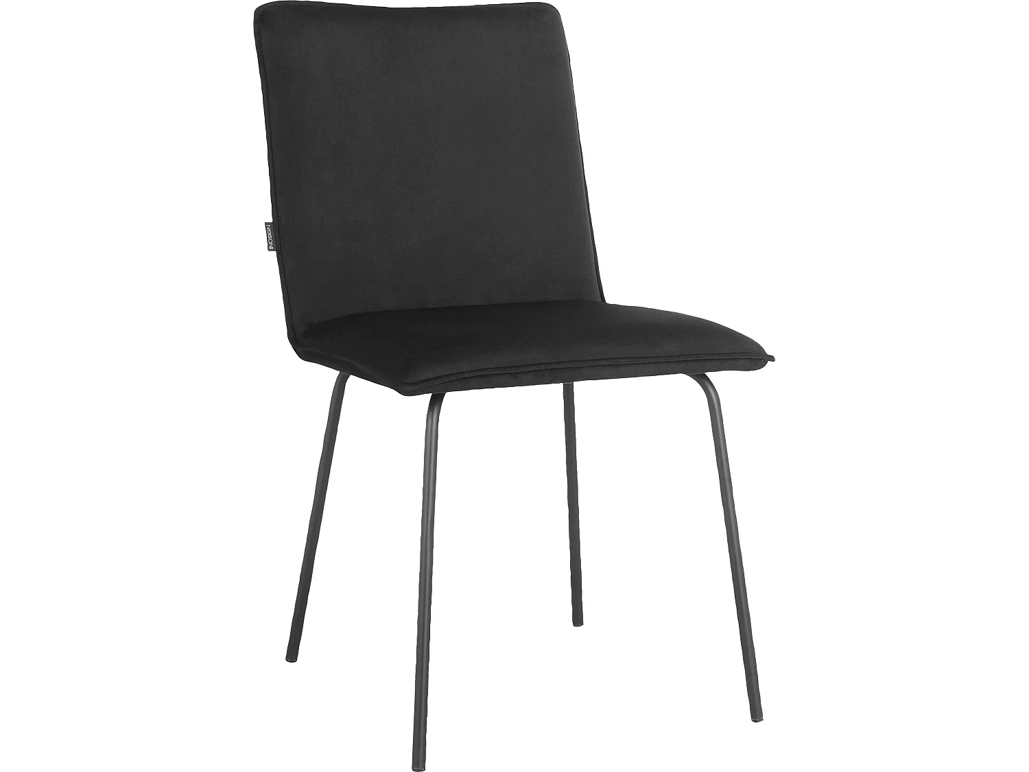 Nika | Chaise de salle à manger 2 Pack Noir