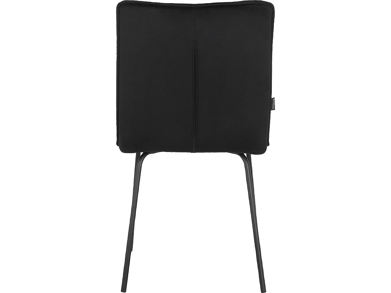 Nika | Chaise de salle à manger 2 Pack Noir