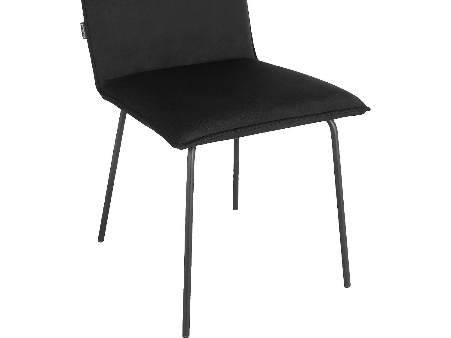 Nika | Chaise de salle à manger 2 Pack Noir