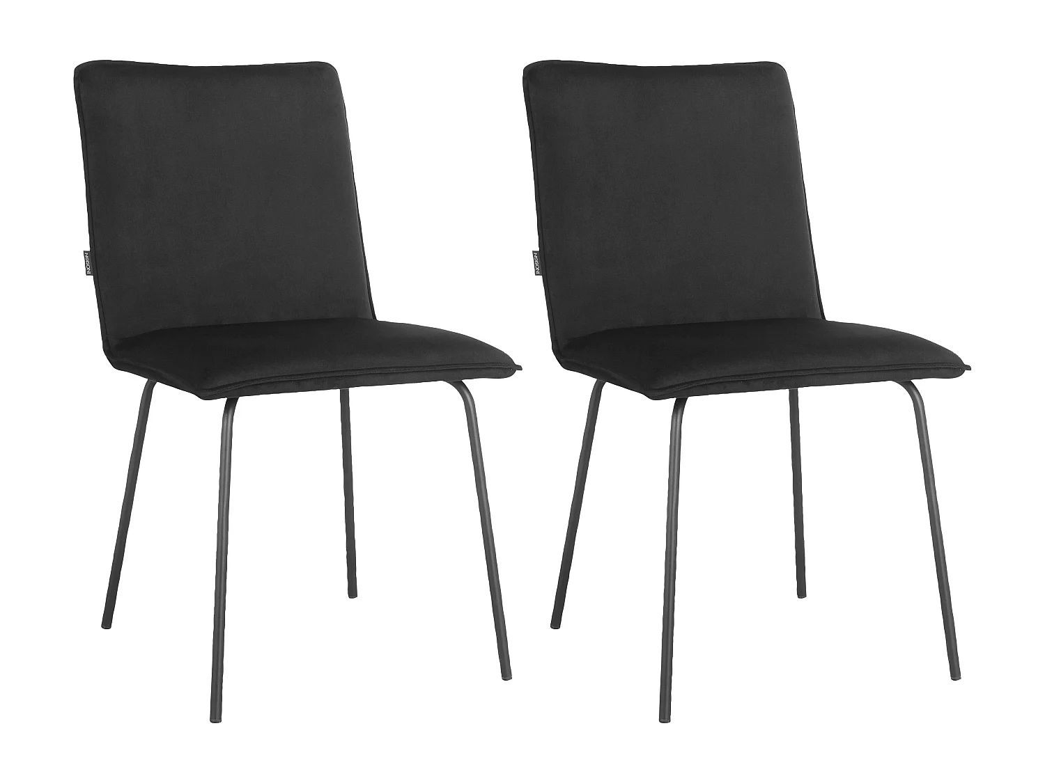 Esszimmerstuhl 2er Pack Schwarz