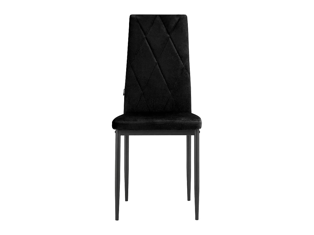 Melly | Chaise de salle à manger 2 Pack Noir