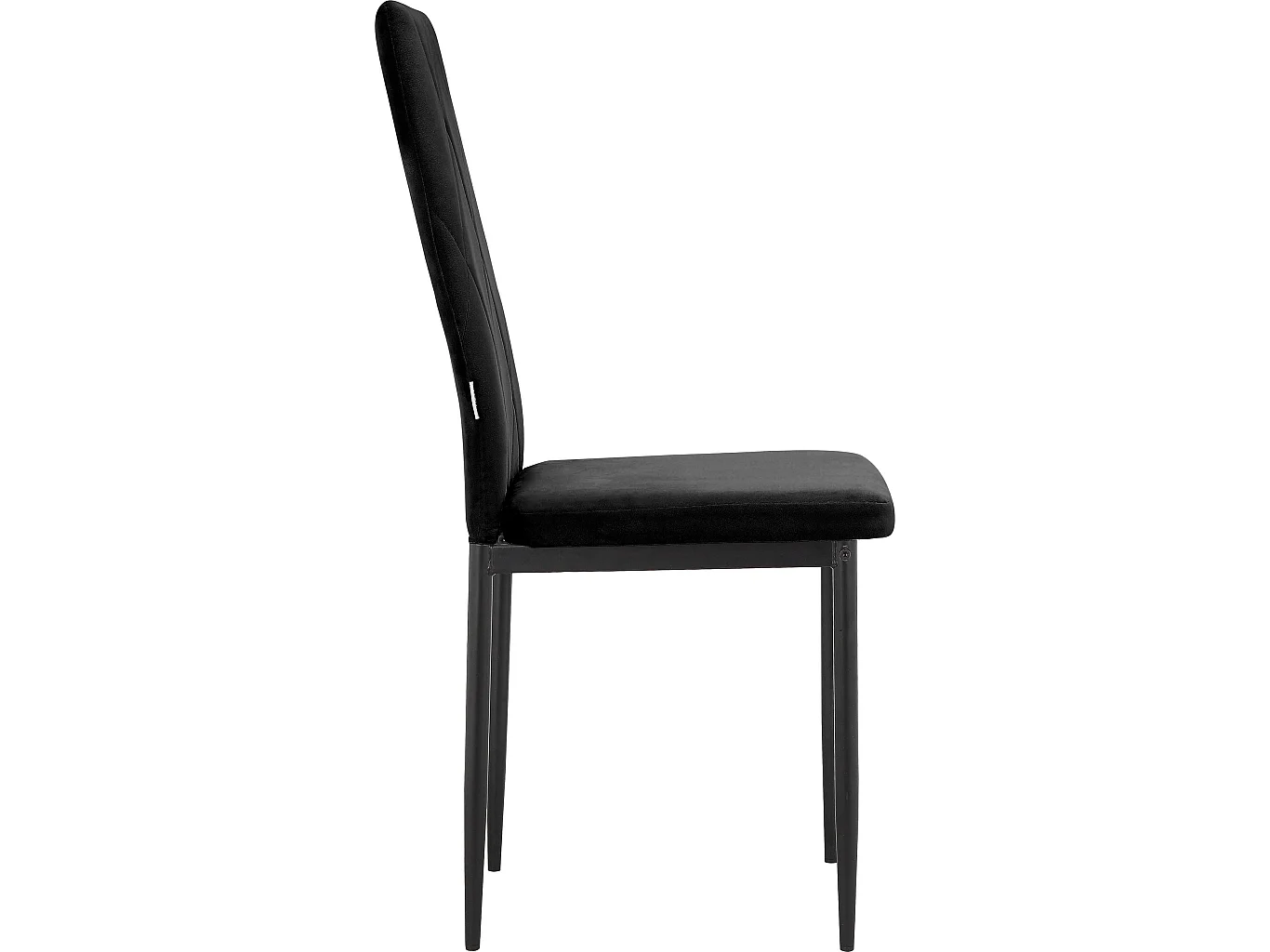 Melly | Chaise de salle à manger 2 Pack Noir