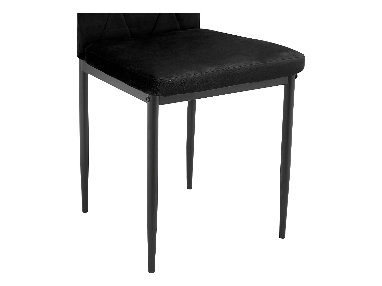 Melly | Chaise de salle à manger 2 Pack Noir