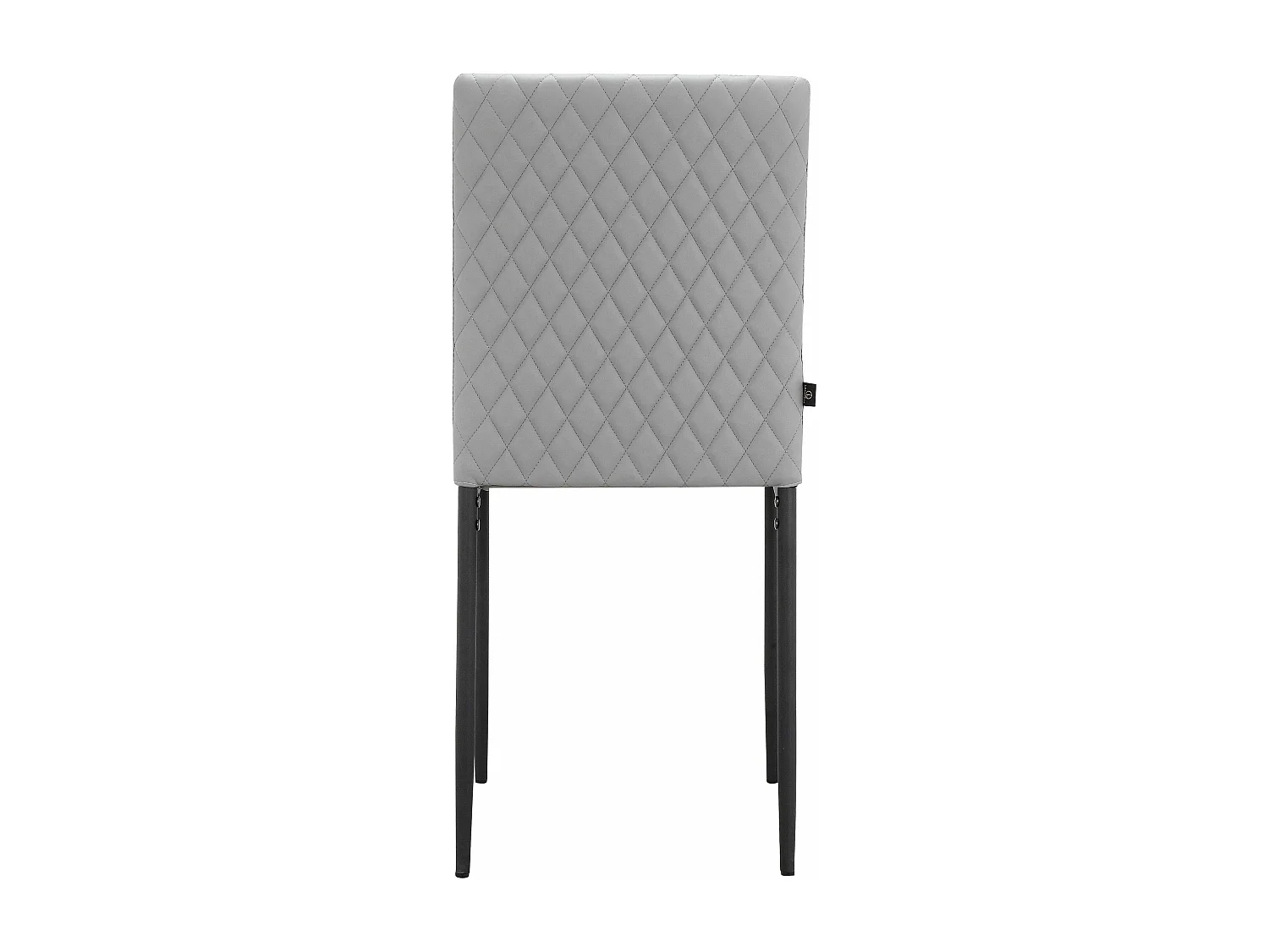 Pavia|Chaise de salle à manger 4 Pack en PU Gris clair