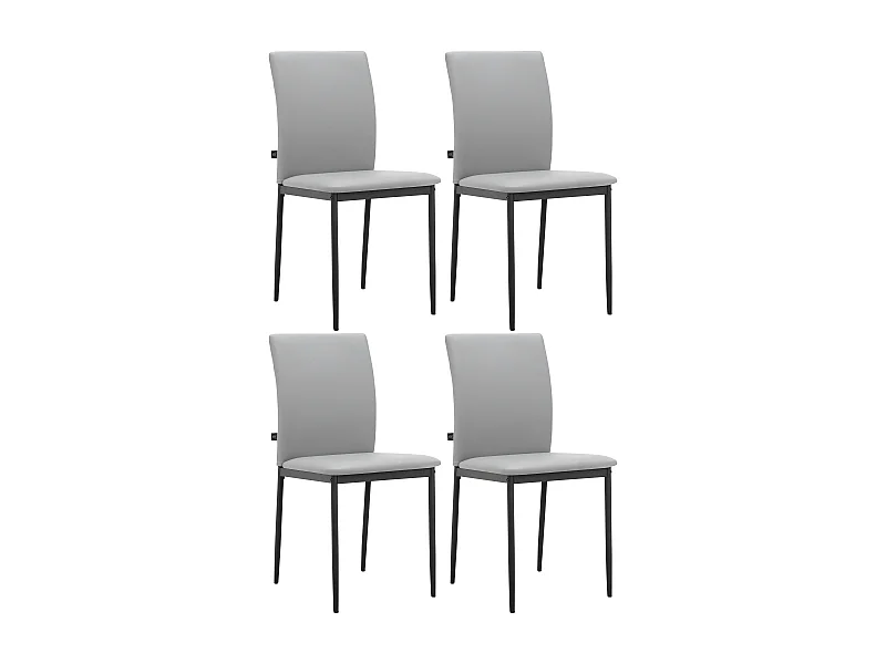 Pavia Eetkamerstoel 4pk Grijs
