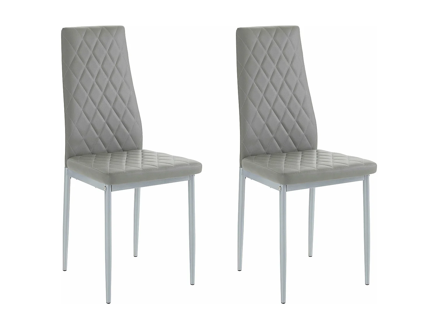 Brooke|Chaise 2pcs. Gris