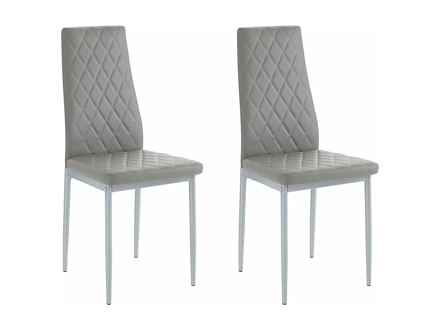 Brooke|Chaise 2pcs. Gris