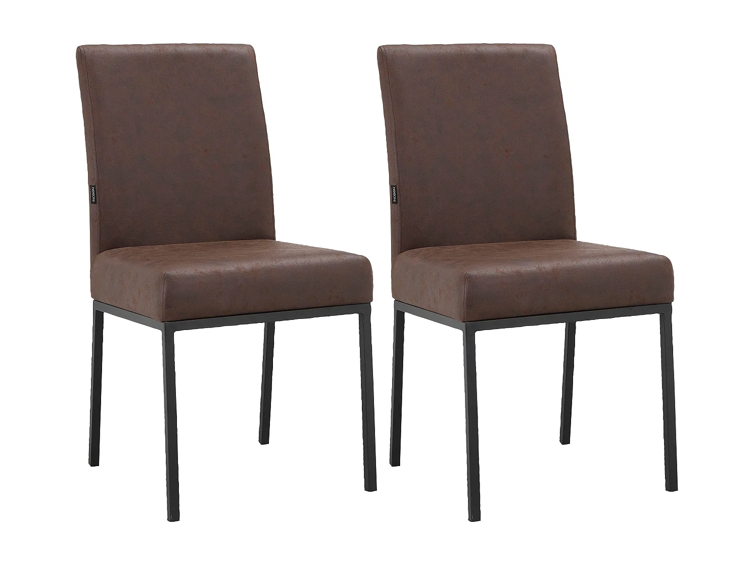 Dax|Chaise de salle à manger 2 PK Brown