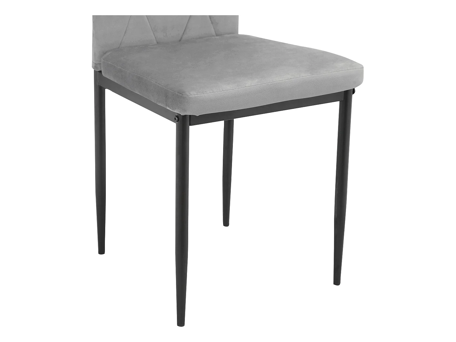 Melly | Chaise de salle à manger 2 Pack Grey