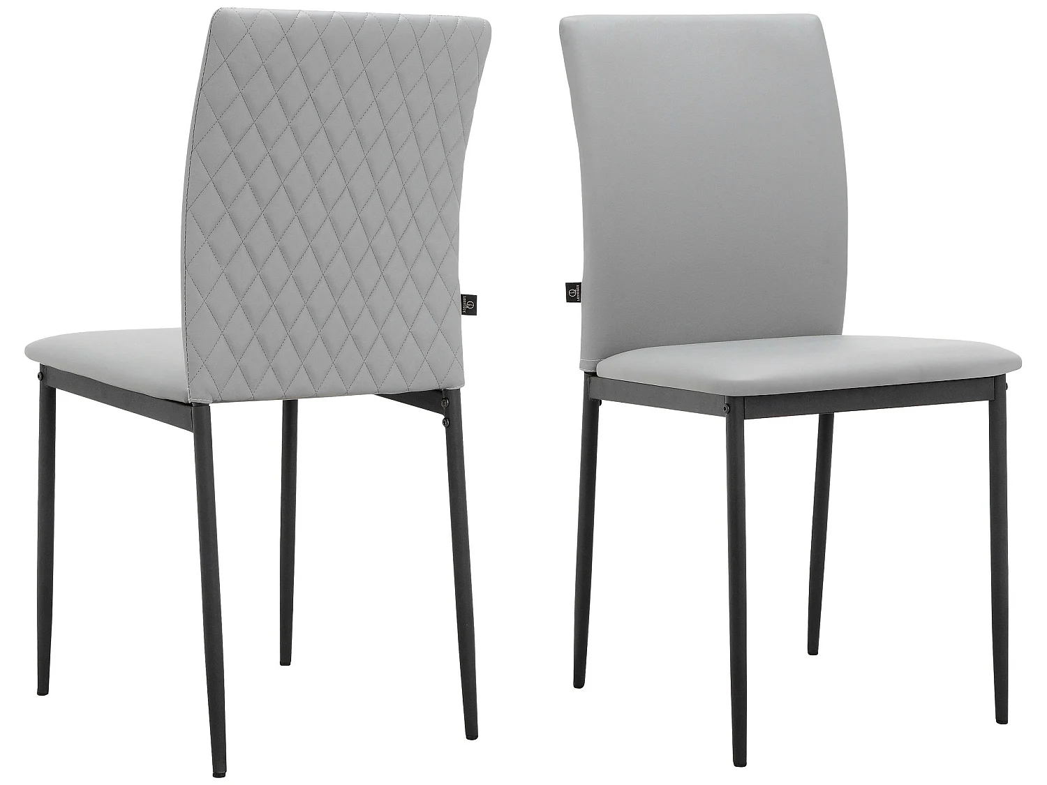 Pavia | Chaise de salle à manger 2 Pack Grey