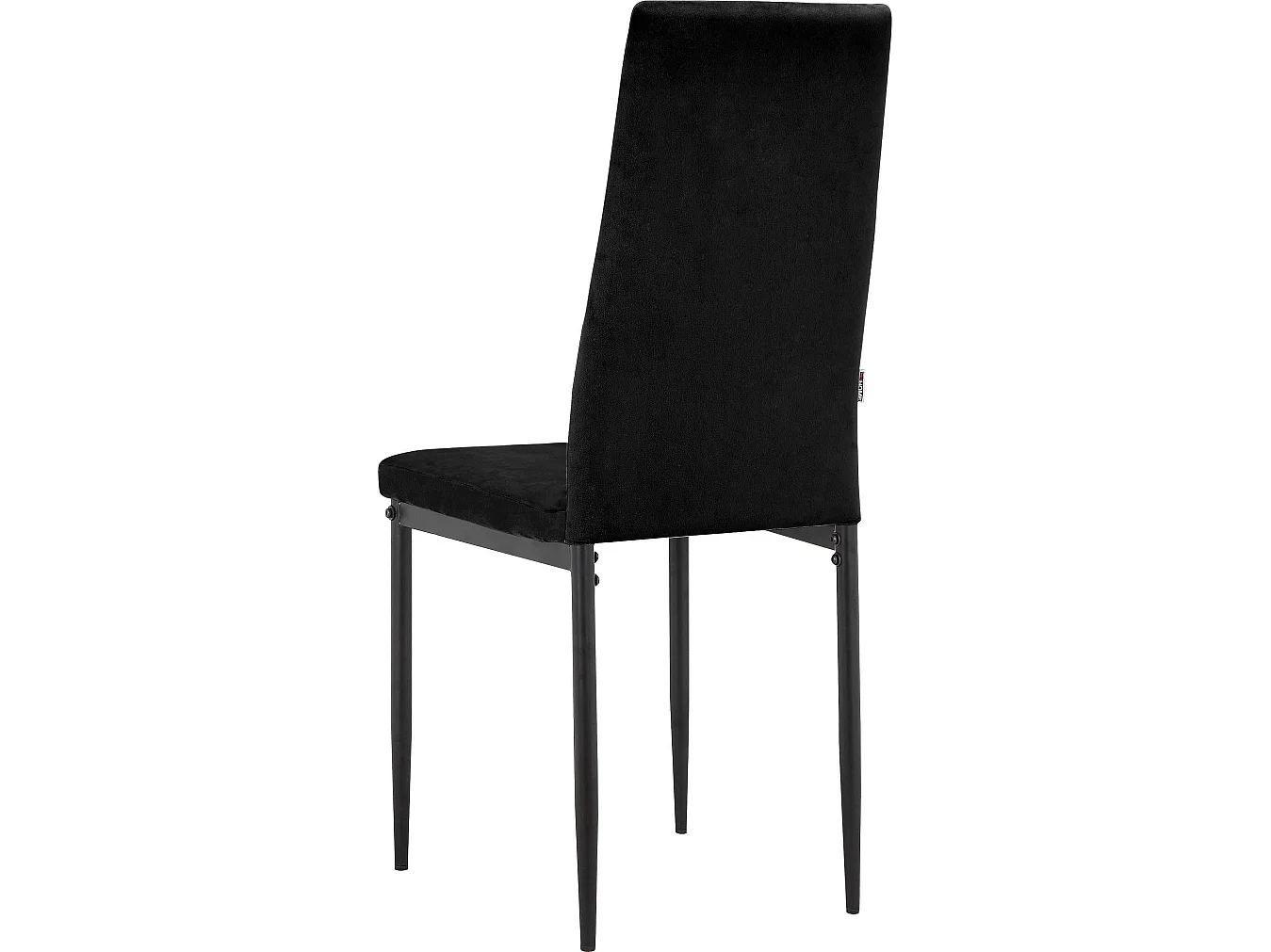 Melly|Chaise de salle à manger 4 Pack Noir