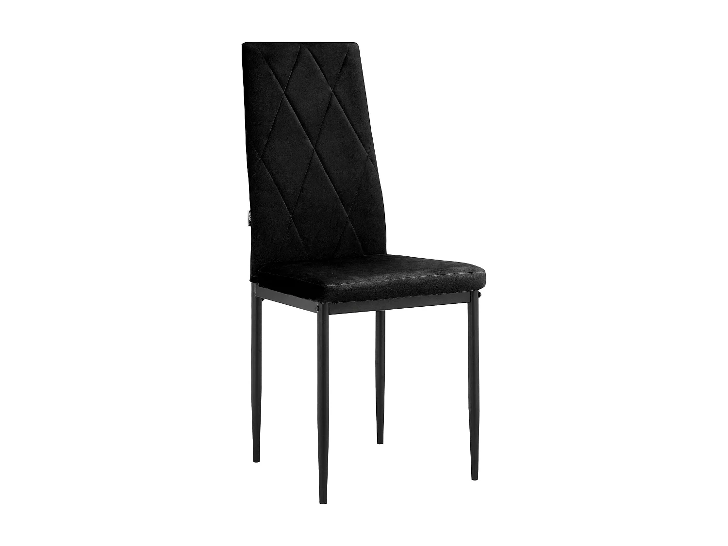 Melly|Chaise de salle à manger 4 Pack Noir