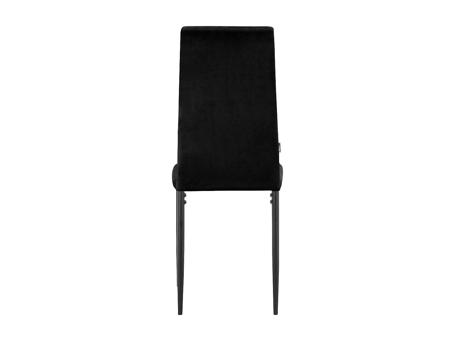 Melly|Chaise de salle à manger 4 Pack Noir
