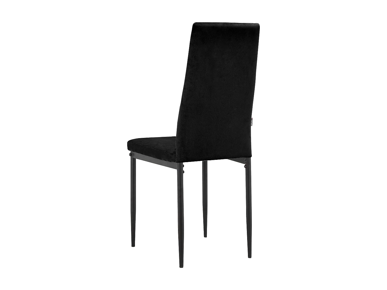 Melly|Chaise de salle à manger 4 Pack Noir