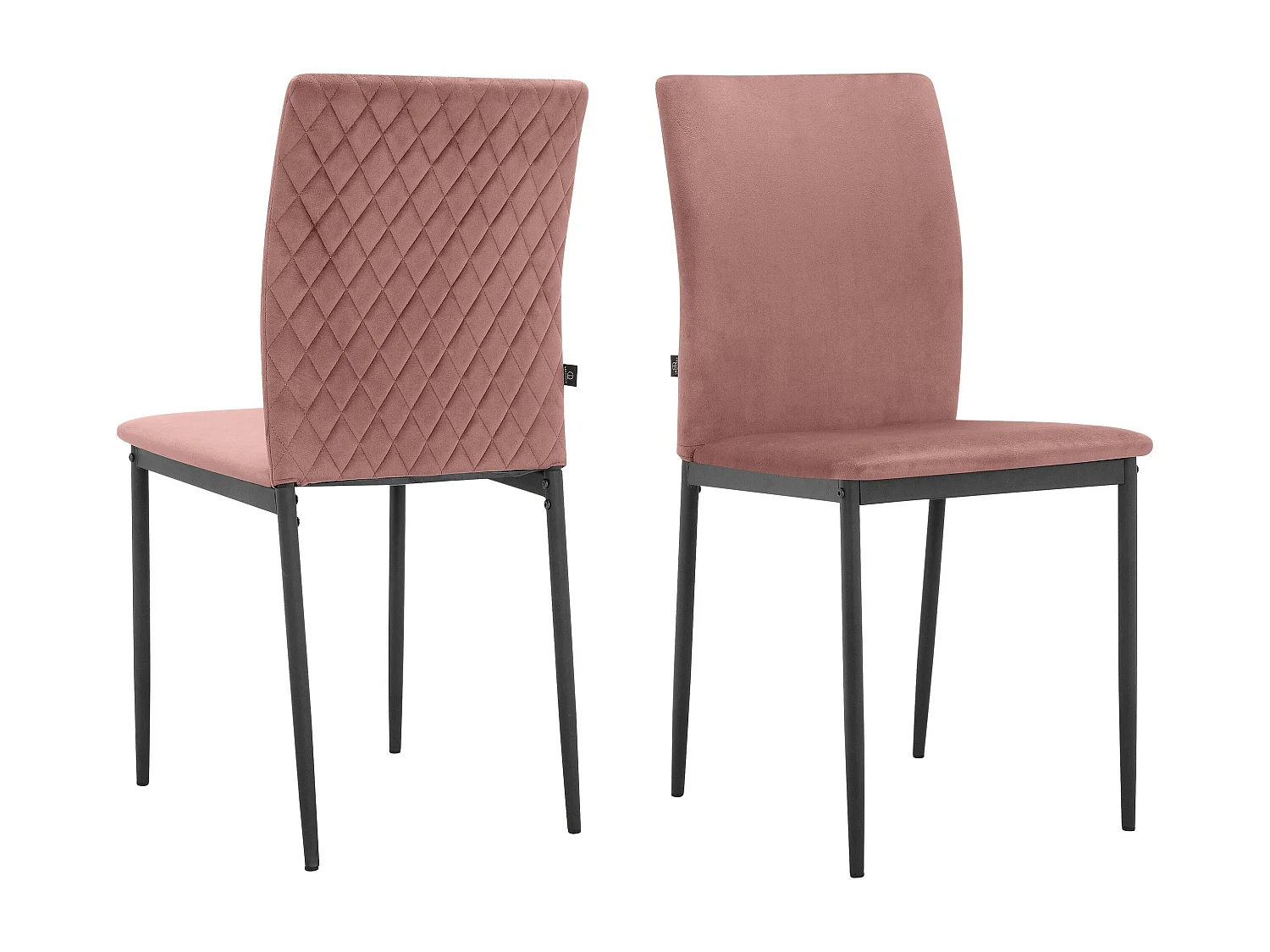 Pavia|Chaise de salle à manger 4 PK Rose