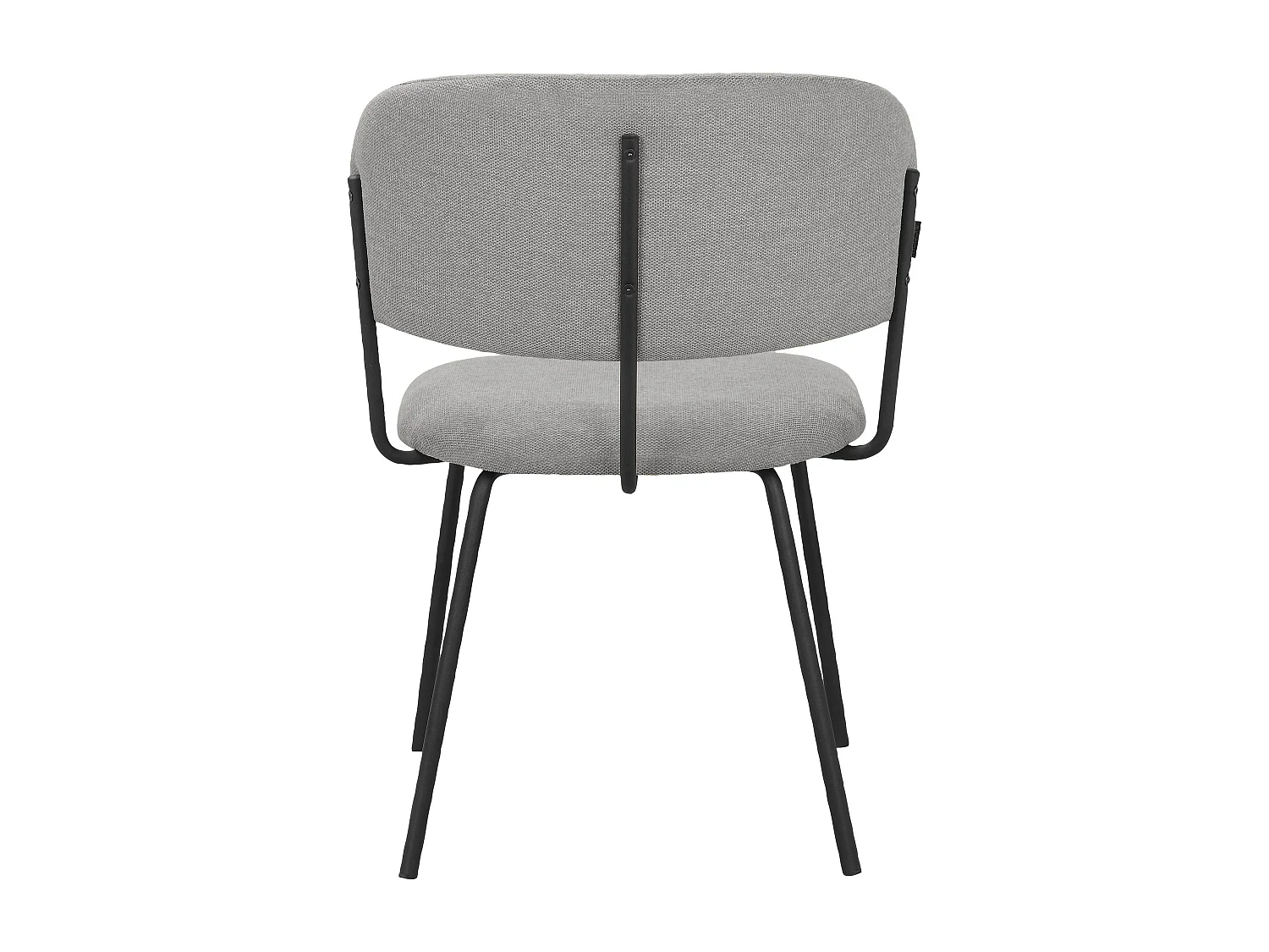 Claudia|Chaise à manger 2 PK Gris Belfast