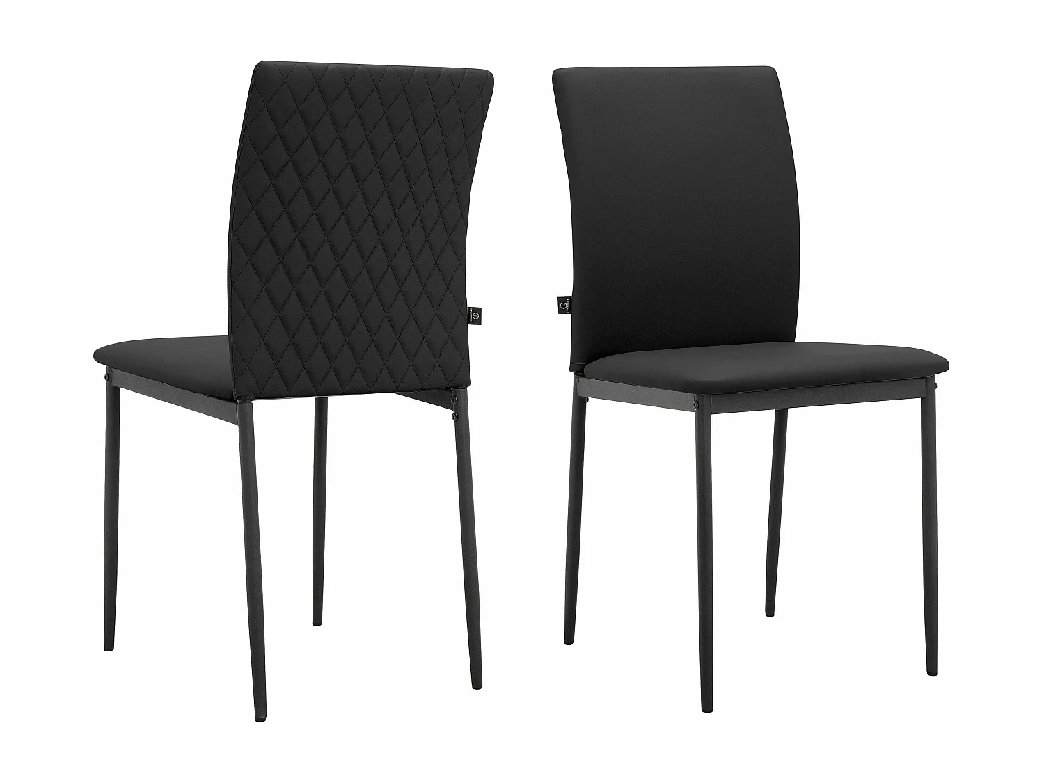 Conjunto de 4 cadeiras de jantar Melly verde escuro