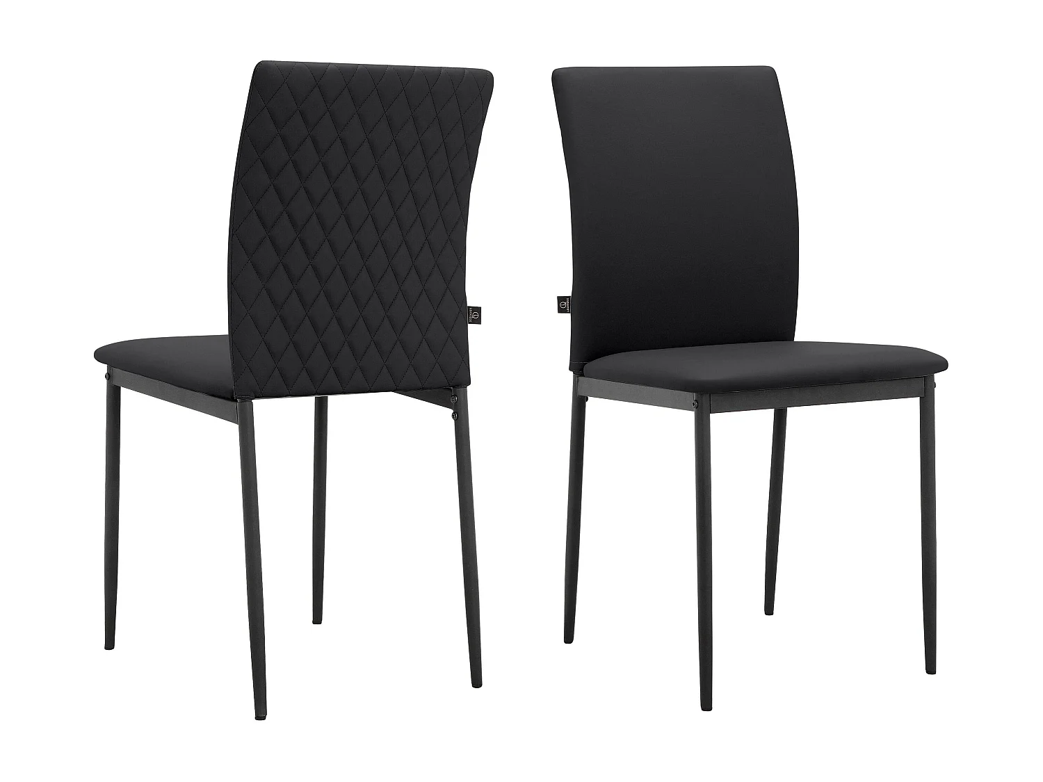 Pavia Eetkamerstoel 2pk Zwart