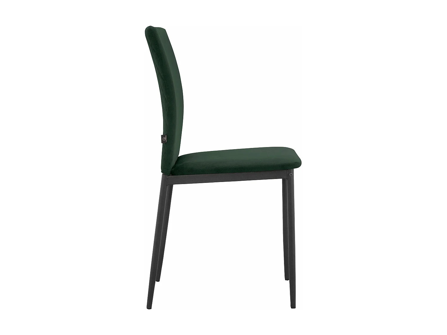 Conjunto de 2 cadeiras de jantar antracite