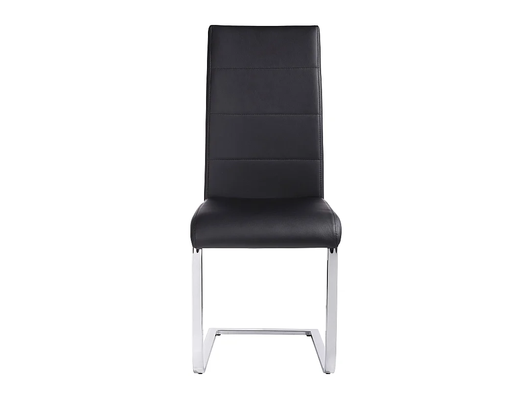 Josy | Chaise 2 Pack en métal Noir