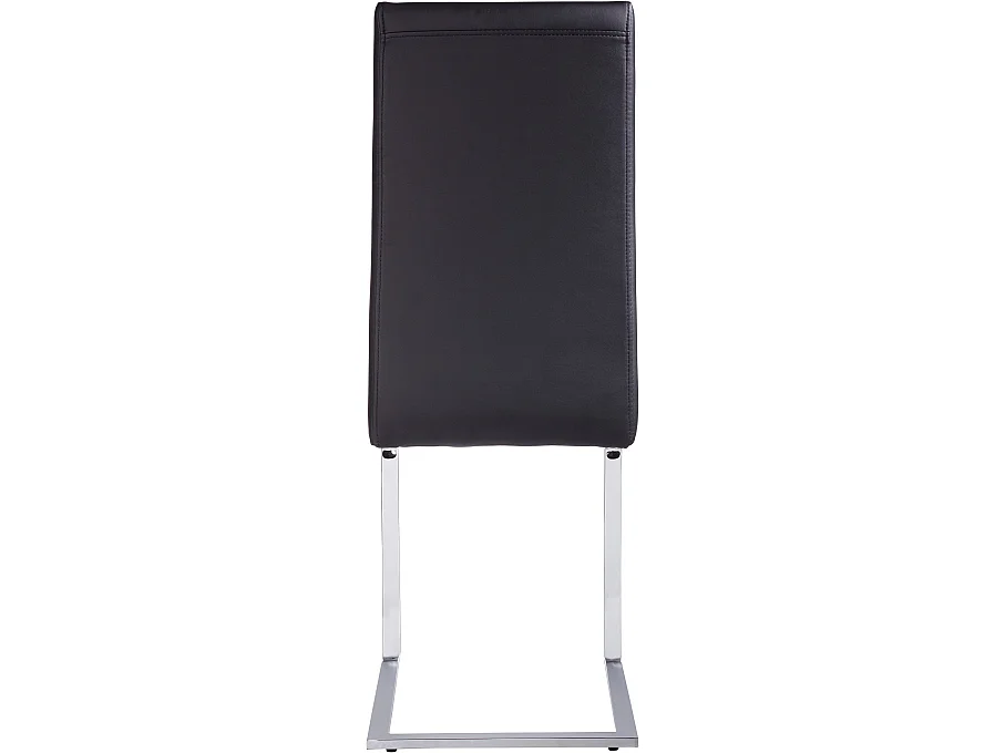 Josy | Chaise 2 Pack en métal Noir