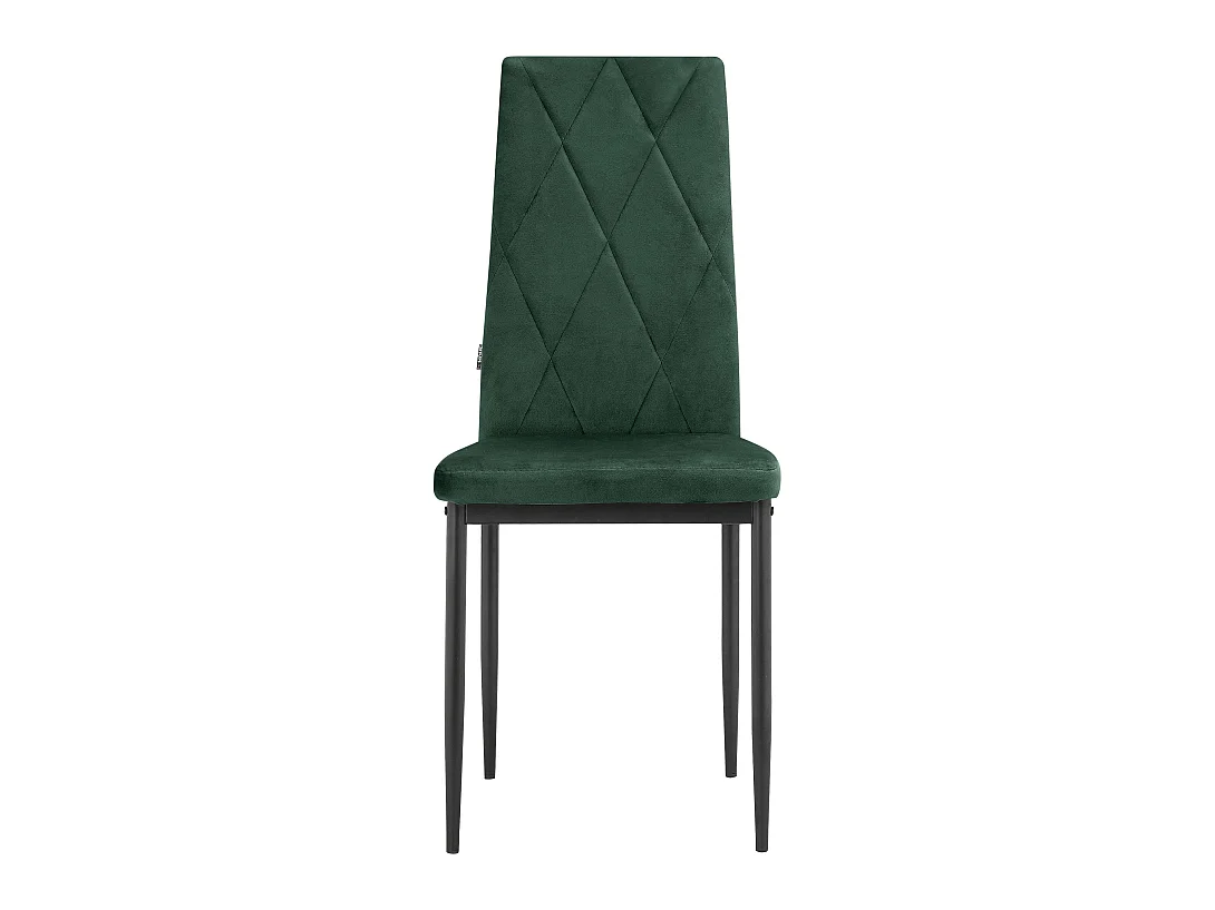 Melly | Chaise de salle à manger 2 Pack Vert foncé